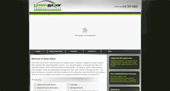 Desktop Screenshot of greenrazor.com