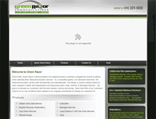 Tablet Screenshot of greenrazor.com